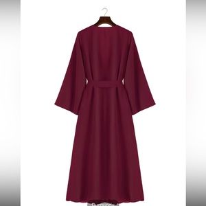 Beautiful red long kimono